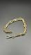 9ct Gold Starbar Bracelet (stars And Bars) 7.25 7mm 8.9g
