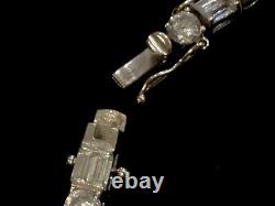 9ct Gold Tennis Bracelet White Gold 11.5g
