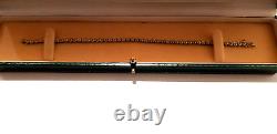 9ct Gold Tennis Bracelet with 51 Diamonds Length 18.5cm. (7 1/4)