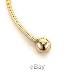 9ct Gold Torque Bangle Bracelet 2.71gr RRP £288.00 UK Hallmarked