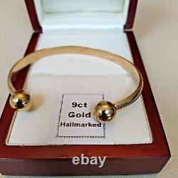 9ct Gold Torque bangle Pre owned Weight 21.8 grams Hallmarked
