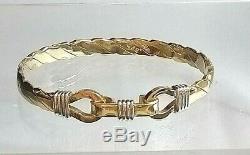 9ct Gold Traveller style Baby Bangle Real Gold (not filled or plated)