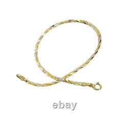 9ct Gold Tri Colour Bracelet