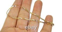 9ct Gold Tri Colour Bracelet