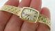 9ct Gold Tudor Rolex Ladies Watch H/mkd London 1972 With Integral Bracelet