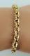 9ct Gold Victorian Bracelet Super Condition Made From Muff / Guard Chain. Nice1