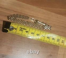 9ct Gold Vintage Bracelet 8gms Solid Chain Link Small