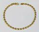 9ct Gold Yellow Polished Oval Links 7.5 Bracelet With Uk Hallmark New 4.0 Grams