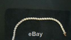 9ct Gold and Diamond, 7 inch Tennis Bracelet by Ernest Jones
