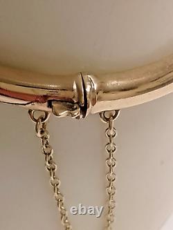 9ct Gold bamboo bangle Pre owned Weight 7.8 grams Fit up a a 6 ½ inch wrist