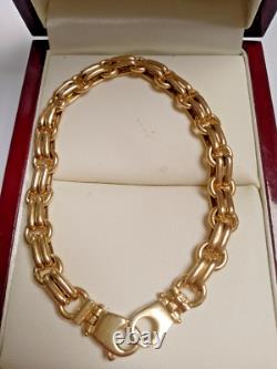 9ct Gold ladies bar & link bracelet Pre owned Weight 8 grams Length 7 ½ inch