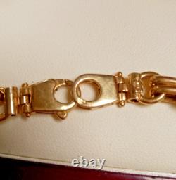 9ct Gold ladies bar & link bracelet Pre owned Weight 8 grams Length 7 ½ inch