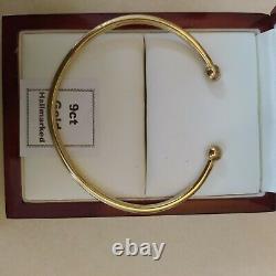 9ct Gold torque bangle Pre owned Weight 14.5 grams