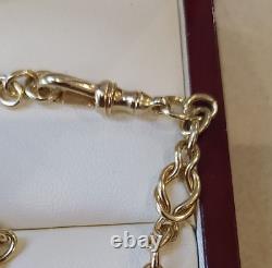 9ct Gold very pretty ornate ladies bracelet Pre owned Weight 10.2 grams