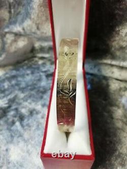 9ct Rolled Gold, Vintage Floral Design Bangle (fully Hallmarked) 18.1 Grams