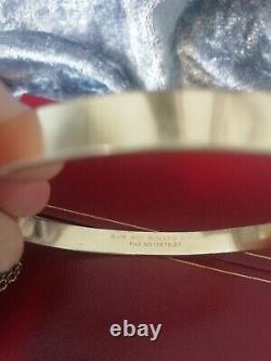 9ct Rolled Gold, Vintage, Foliate Bangle 11.0 Grams (fully Hallmarked)