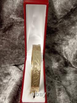 9ct Rolled Gold Vintage Ladies B. Ltd 50 Micron Bangle Bracelet 18.2g