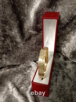 9ct Rolled Gold Vintage Ladies B. Ltd 50 Micron Bangle Bracelet 18.2g