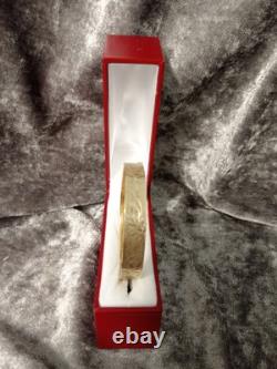 9ct Rolled Gold Vintage Ladies B. Ltd 50 Micron Bangle Bracelet 18.2g