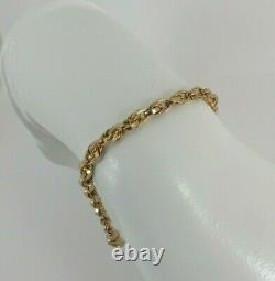 9ct Rose Gold Edwardian Albert Watch Chain Bracelet Antique 16.7grams