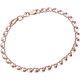 9ct Rose And White Gold Heart Bracelet By Citerna