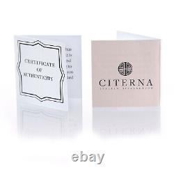 9ct Rose and White Gold Heart Bracelet by Citerna
