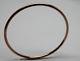 9ct Rose Gold 3mm Wide Hollow Golf Bangle 70mm Diameter Free Express Post In Oz