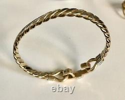 9ct Solid Gold Childs Gucci Bangle