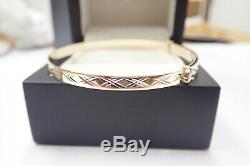 9ct Solid Gold Expanding Bangle Maiden/ Child- Small Ladies Plain Or Pattern