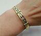 9ct Solid Gold Expanding Patterned Bangle 6.7 Grams Small Ladies 6 1/4