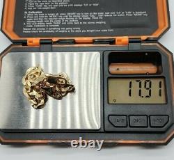 9ct Solid Gold Flat Link Curb Bracelet 17.90 grams