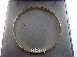 9ct Solid Gold Ladies Expanding Patterned Bangle 4.1 grams