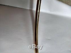 9ct Solid Gold Mens/womens Torque Bangle 21.66 Grams In Excellent Condition