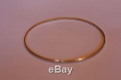 9ct Solid Yellow Gold Bangle