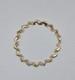 9ct Two Tone Gold Dolphin Bracelet