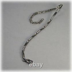 9ct White Gold 7.3/4 Cubic Zirconia Bracelet