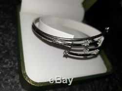 9ct White Gold Bangle fully hallmarked NOT SCRAP