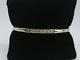 9ct White Gold Bangle With Cubic Zirconia 9ct Gold Bangle
