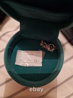 9ct White Gold Bracelet With 5 Little Diamonds