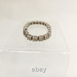 9ct White Gold Diamond Tennis Bracelet 1 Carat Child Size 10cm 8.1g Hallmarked