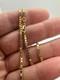 9ct Yellow Gold 2.1mm Box Venetian Link 7.5 / 19cm Bracelet Chain (0585)