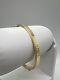 9ct Yellow Gold 5mm Womens Bracelet Greek Key Bangle Fully Hallmarked