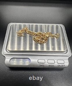 9ct Yellow Gold 6 INCH Kids 6mm Wide Engraved Prince Of Wales Bracelet Boxed
