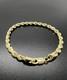 9ct Yellow Gold 7.5 Inch 4mm Wide Shiney Rope Bracelet Full Uk Hallmark