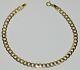 9ct Yellow Gold 7.5 Inch Curb Bracelet Solid 9k Gold