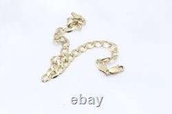 9ct Yellow Gold 8 1\2 Inch Curb Bracelet 5.8g 1501163