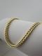9ct Yellow Gold 8.5 Inch Franco Bracelet 4.5mm Wide Gold Franco Bracelet & Box