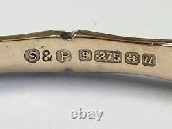 9ct Yellow Gold Bamboo Design Ladies Bangle