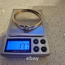 9ct Yellow Gold Bangle 17.7 Grams