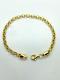 9ct Yellow Gold Belcher Bracelet 5.0mm 8 ½ Cheapest On Ebay